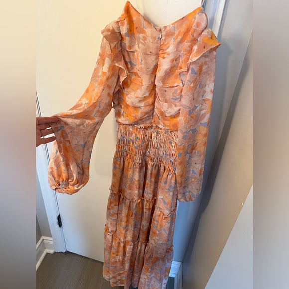 Eloraina Floral Tiered Midi Dress - Picture 9 of 9